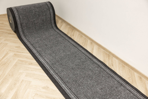 Chodnik Podgumowany Igłowany Sydney 25 Szary szerokość 67 cm