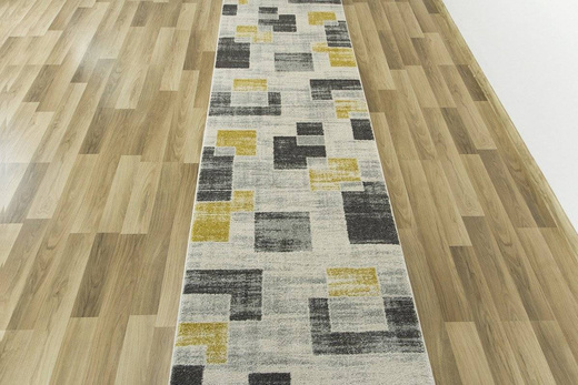 Chodnik Emily 2329A yellow/bone szerokość 80 cm