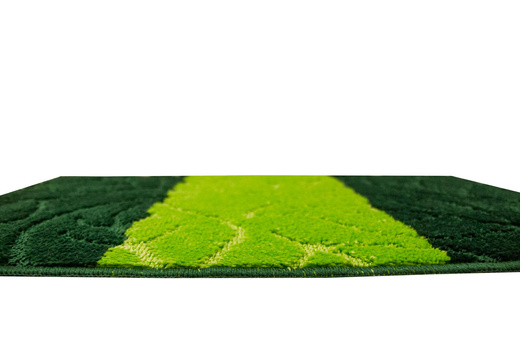 Komplet 2-częściowy Łazienkowy Milano Green Butelkowa Zieleń Listki