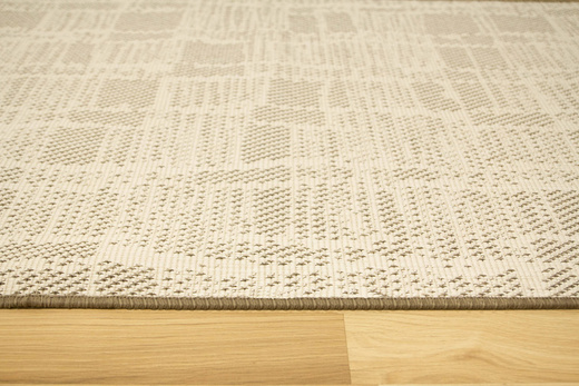 Dwustronny Sznurkowy Chodnik Brussels 205467/10210 Coffee Krem Beż szerokość 100 cm