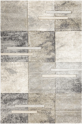 Dywan Daisy Carving 7428B m.grey/l.bej Krem Beż Szary Prostokąty