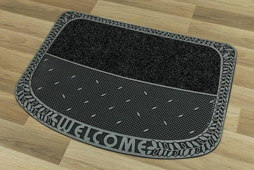 Szara Wycieraczka Twin Clean Czarna Srebrna