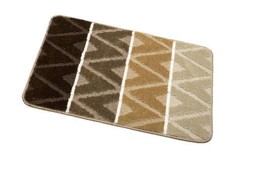 Dywanik Łazienkowy Palma Beige Beż Brąz Romby