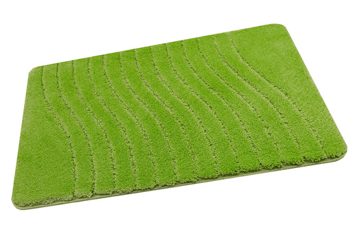 Dywanik Łazienkowy Antypoślizgowy Sara Green/Lime Jasny Zielony Fale