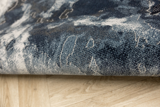 Dywan Argent 15094 U11 Blue Niebieski Szary Marmur