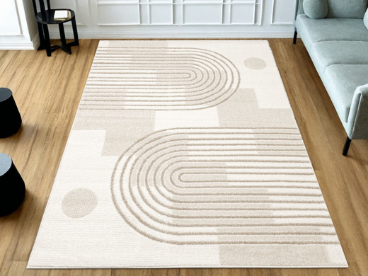 Dywan Matara N973A white/l.beige Beż Krem Geometria