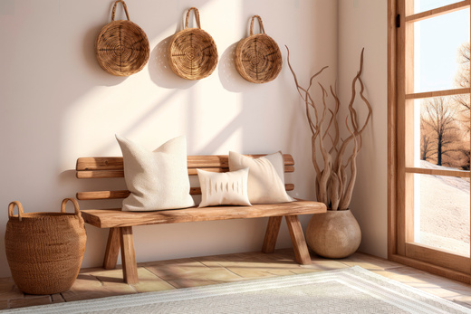 Dywan Milano 090 vizion/beige Beż Krem Ramka Frędzelki