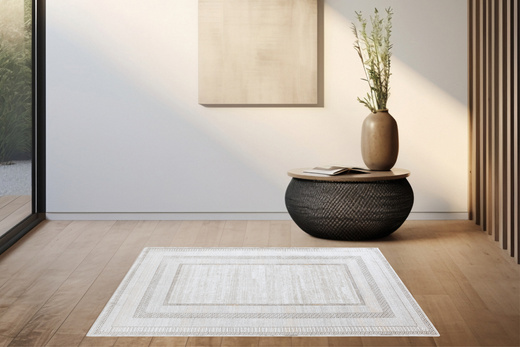 Dywan Camilla 1860 somon/beige Krem Beż Ramka