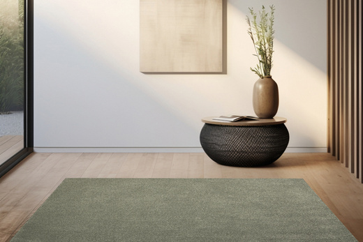 Luksusowy Dywan Saffron 41 Szary Oliwkowy