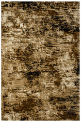 Dywan Super Rose 9187A Gold/Beige Beż Czarny Przecierany