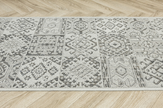 Antypoślizgowy Dywan FLEX 19636/P19 Kem Beż Patchwork