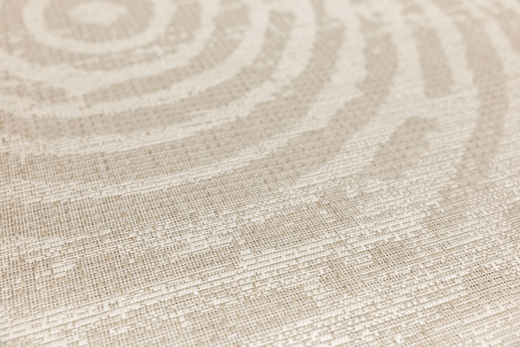 Okrągły Dywan Sznurkowy Haga 04787A vizon/cream Beż Krem Okręgi Outdoor