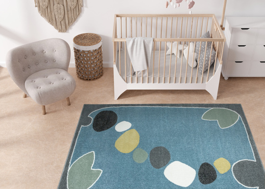 Dywan Dziecięcy Lima M043A l.blue/l.grey Niebieski Szary Jeziorko