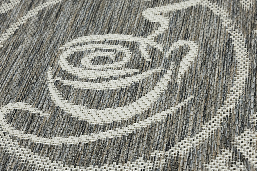 Antypoślizgowy Dywan FLEX 1907/P91 Brąz Szary Coffee