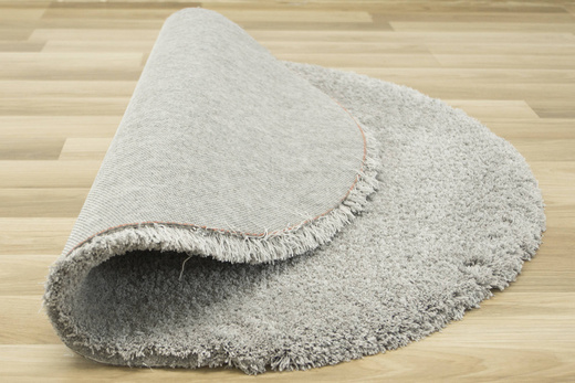 Okrągły Dywan Pleasure 74 Szary Shaggy