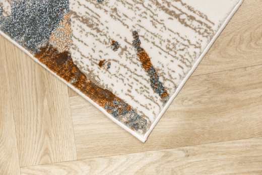 Dywan Argent 14717 O11 Orange Niebieski Pomarańczowy Marmur