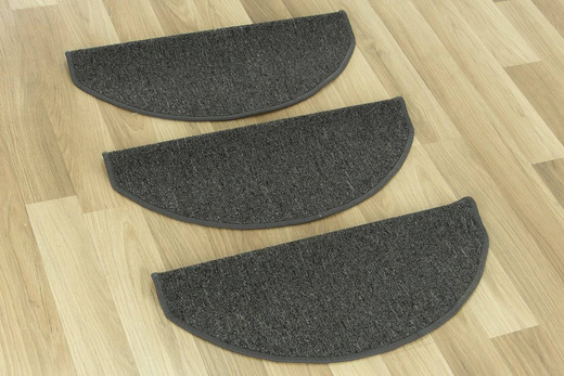 Nakładki na schody półokrągłe Astra 78 ciemny szary