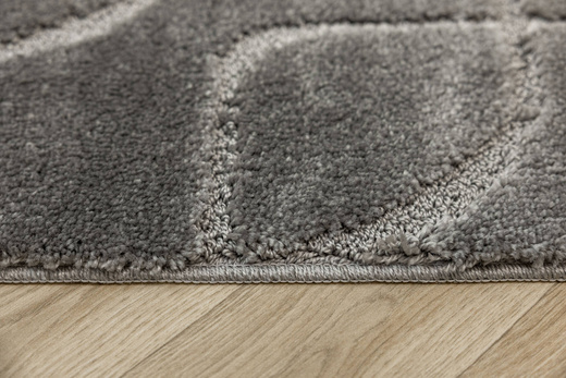 Dywanik Łazienkowy Antypoślizgowy Ivona Szary Linie