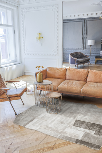 Dywan Selenne GS004A Cream/Beige Szary Beżowy Ksztalt