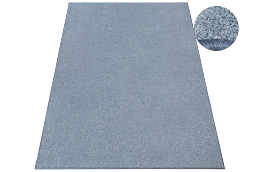 Wykładzina Galaxy 81 Jasny Niebieski na filcu szerokość 4 m