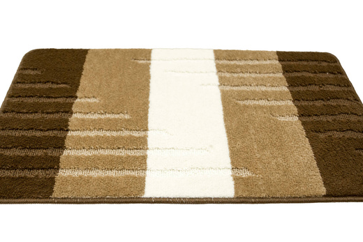 Dywanik Łazienkowy Vic Beige Beż Brąz Paski