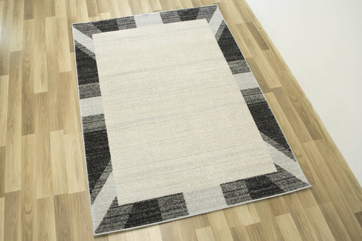 Dywan Dutch Level A171A cream/black Czarny Grafit Krem
