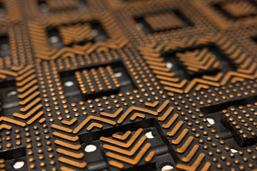 Wycieraczka gumowa kolor M44 ażurowa kwadraty brąz