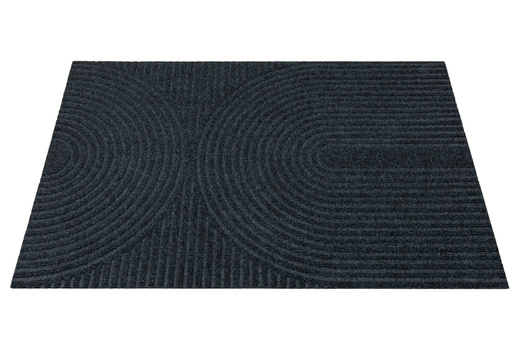 Wycieraczka Antypoślizgowa Tłoczona T-025 Grafit Półkola