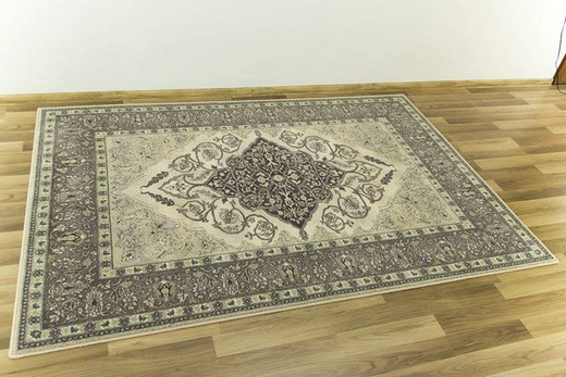 Wełniany Dywan Agnella Isfahan Leyla Alabastrowy Ornament