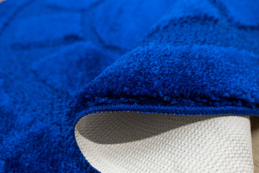 Dywanik Okrągły Łazienkowy Antypoślizgowy Ocean Blue Niebieski