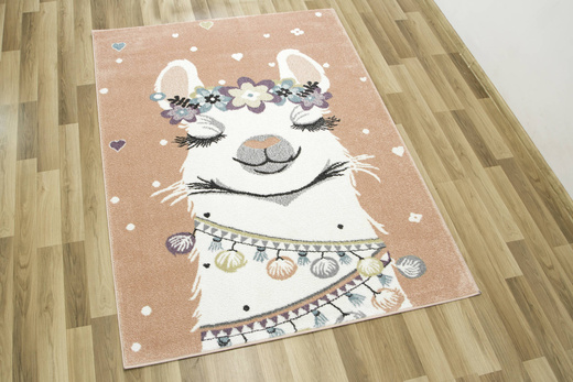 Dywan Dziecięcy Lima C882A rose/cream Róż Krem Lama
