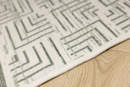 Dwustronny Dywanik Chodniczek Orient 40x70 1 Green Zieleń Krem