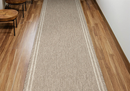 Antypoślizgowy Chodnik Scandigel 5725/UT Beż Krem Pasy szerokość 90 cm