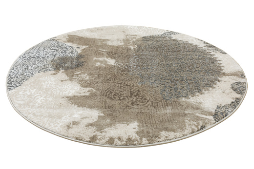 Okrągły Dywan Galya GAK11C grey/brown Beż Szary Boutique