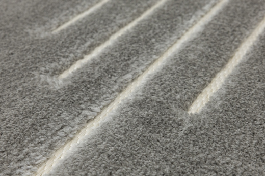 Dywan Shaggy Lula Soft IM43A CNFG4 Cream/Grey Szary Geometryczny Romby Kreski