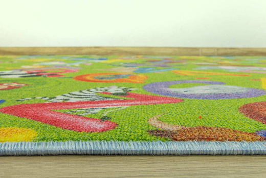 Dywan Alfabet 12 green