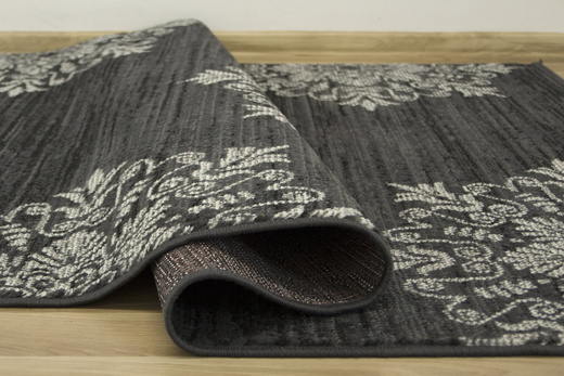 Dywan Aladin 513667/56922 d.grey Ornament Ciemny Szary