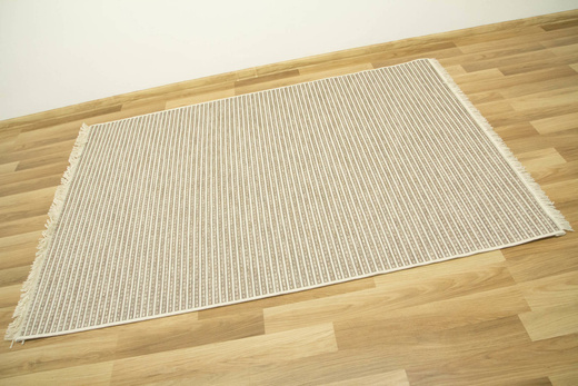 Dywan Sznurkowy Oria 20721/YV7-X Beż Krem Szary Linie Gruby Splot