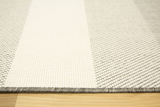 Dywan Dwustronny Sznurkowy Brussels 205248/10010 silver pasy Outdoor