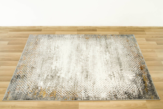 Dywan Merry 243 Multi Grey Srebrny Złoty Biały