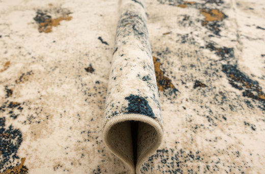 Wełniany Dywan Isfahan Clario Krem Marmur Terrazzo Beż