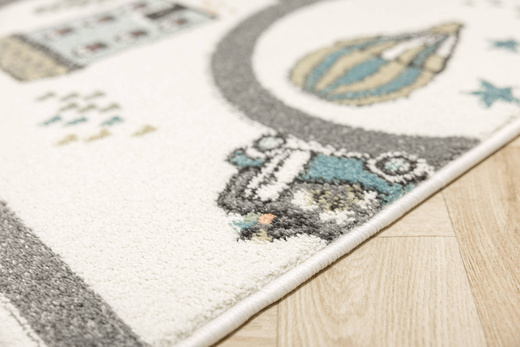 Dywan Dziecięcy Lima 9376A cream/l.grey Uliczki Krem Szary