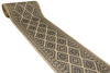 Sznurkowy Chodnik Terra Eco 17 Florence Beż Grafit Romby szerokość 67 cm