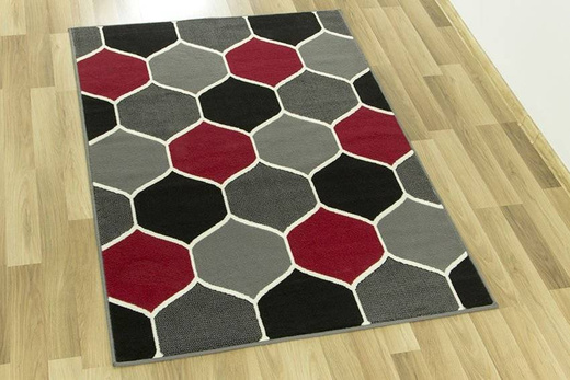 Dywan LUNA 503833/51915 grey/red