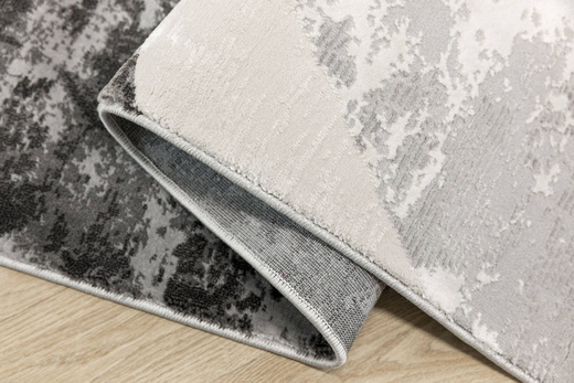 Dywan Verano H374A m.grey/grey Krem Szary Złoty Abstrakcja Kamyki
