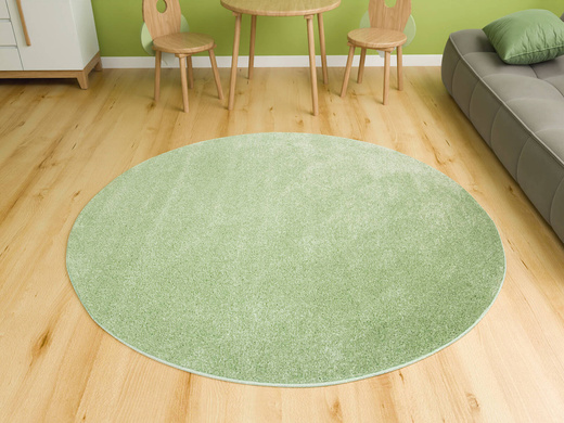 Okrągły Dywan Lima 2081A green/green Pistacjowy Zielony