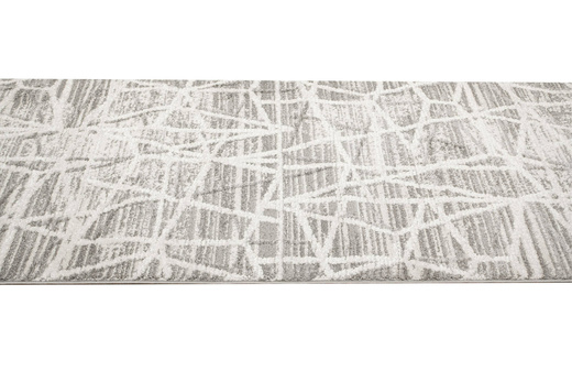 Chodnik Loris G162D cream/d.grey Stebrzysty Szary Krem szerokość 80 cm