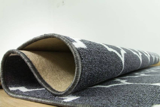 Wykładzina Clover 29 ciemny szary koniczyna marokańska szerokość 2 m