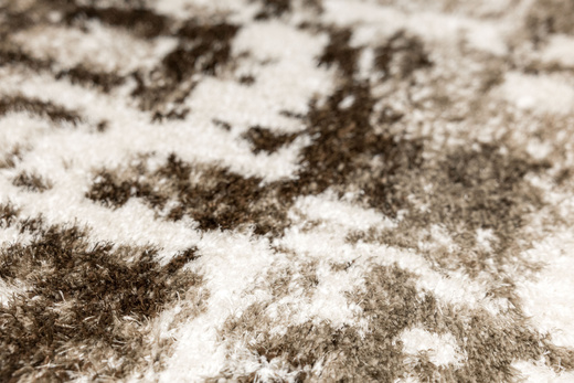 Dywan Shaggy Puffy P149 beige/d.vizion Beż Brąz Abstrakcja