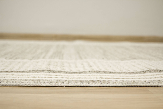 Dywan Cotton C117 naturel/grey Krem szay Beż Ramka